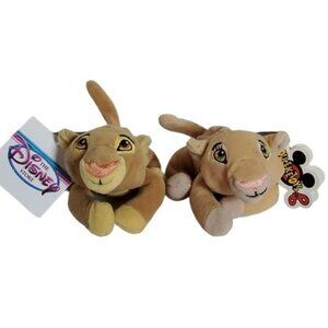 Vintage Disney Store Baby Simba Nala The Lion King Plush Plushy Plushie TOYS